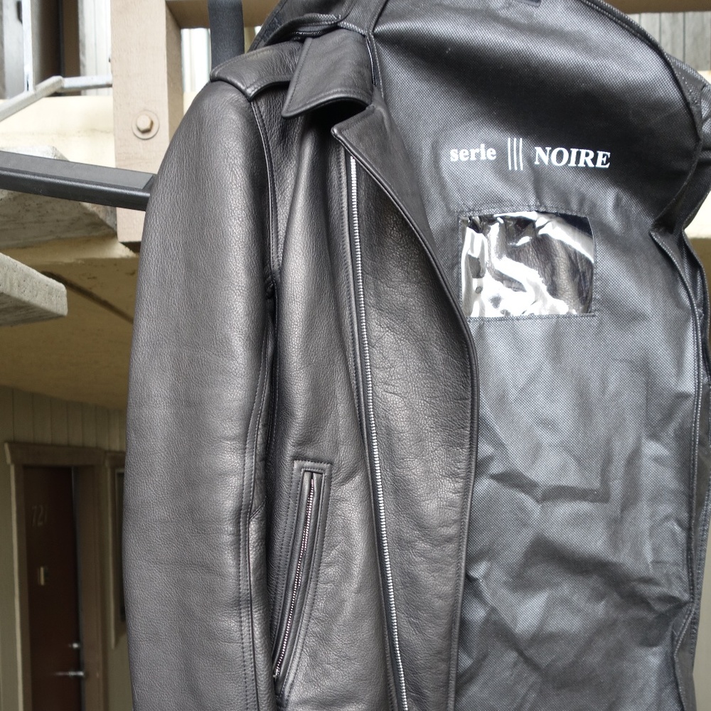 Rick Owens 2014 Stooges Heavy Calf Leather Jacket LCW